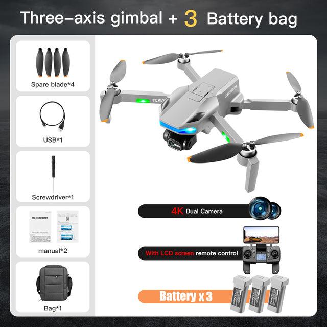 S135 Drone - 8K HD ESC Dual Camera GPS 5G 28 Minutes 3-Axis Gimbal Brushless Motor Professional Camera Drone