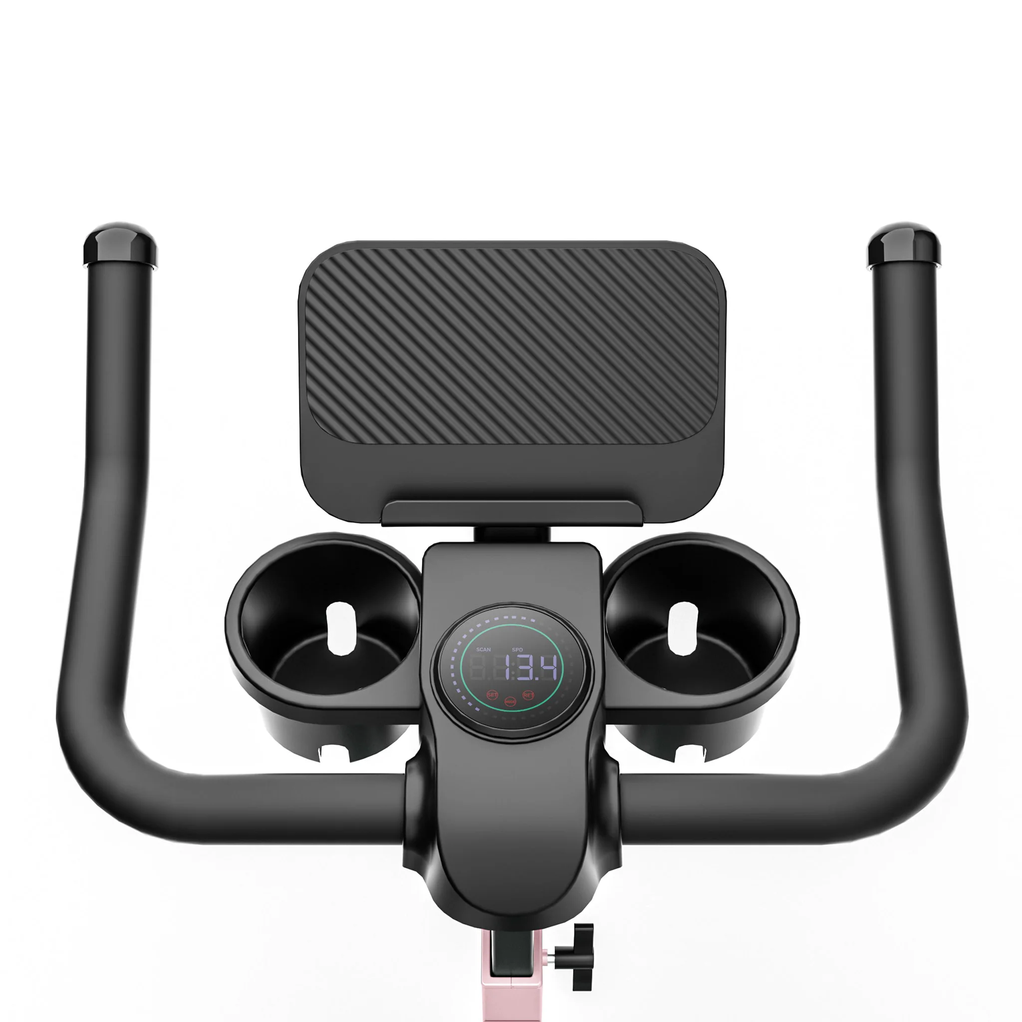 DeerRun S500 Indoor Smart Stationary Cycling Bike with PitPat App, 1-32 Magnetic Resistance-Pink