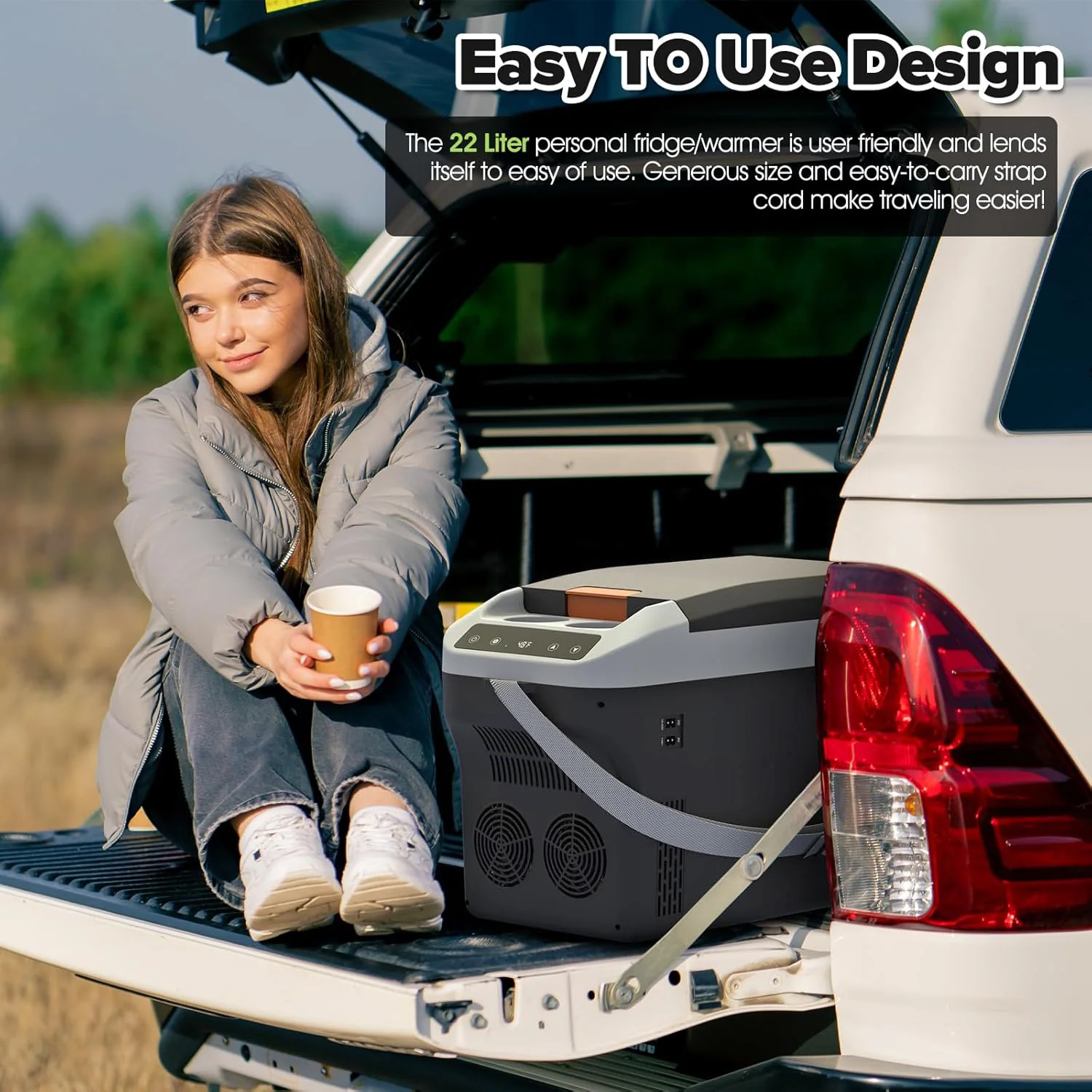 Advwin Portable Car Fridge Camping Cooler