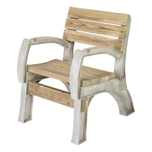 Hopkins 2x4basics Any Size Chair Bench Ends Kit, Structural Resin Supports (Lumber Not Included)