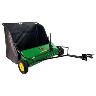John Deere 42′′ Tow-Behind Lawn Sweeper, 24 cu. ft. Capacity, Adjustable Brushes