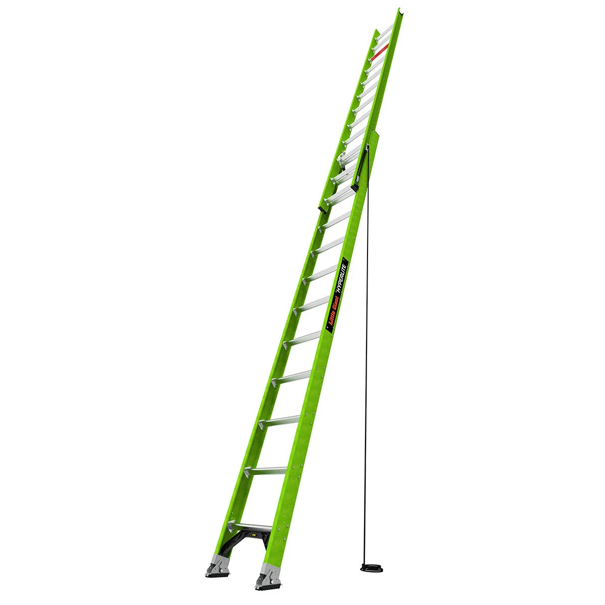 Little Giant 18724-303-HYPERLITE 24' Fiberglass Extension Ladder, 300 lbs Capacity, CSA Grade IA
