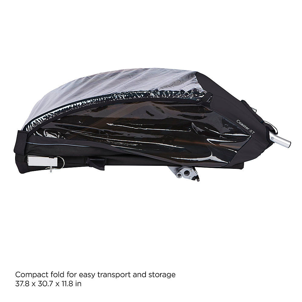 Thule – Coaster XT 2-Seat Bicycle Trailer and Stroller – Black