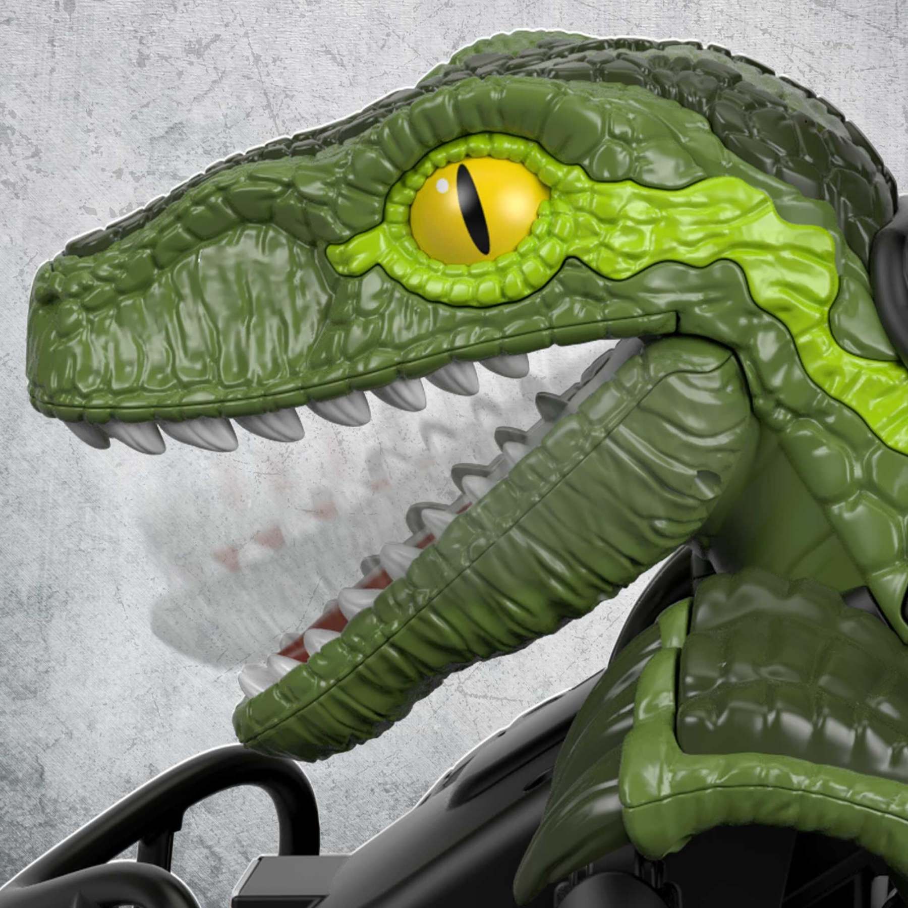 Fisher-Price Power Wheels Jurassic World Dino Racer Ride-On ATV, Green Dinosaur Toy