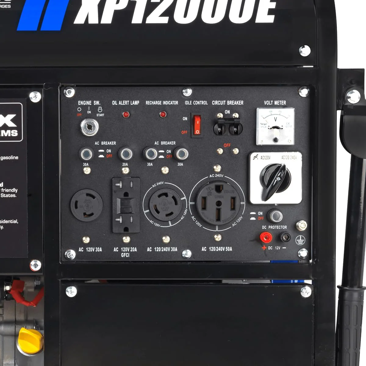 13,000-Watt Dual Fuel Portable Generator - Gas & Propane, Electric Start, Whole Home Backup Power, Transfer Switch Ready, RV & Emergency Ready