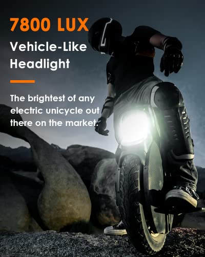 INMOTION V11 Electric Unicycle, 18′′ Self-Balancing, 3.35′′ Air Suspension, 1500Wh Battery, 34 MPH, 75-Mile Range