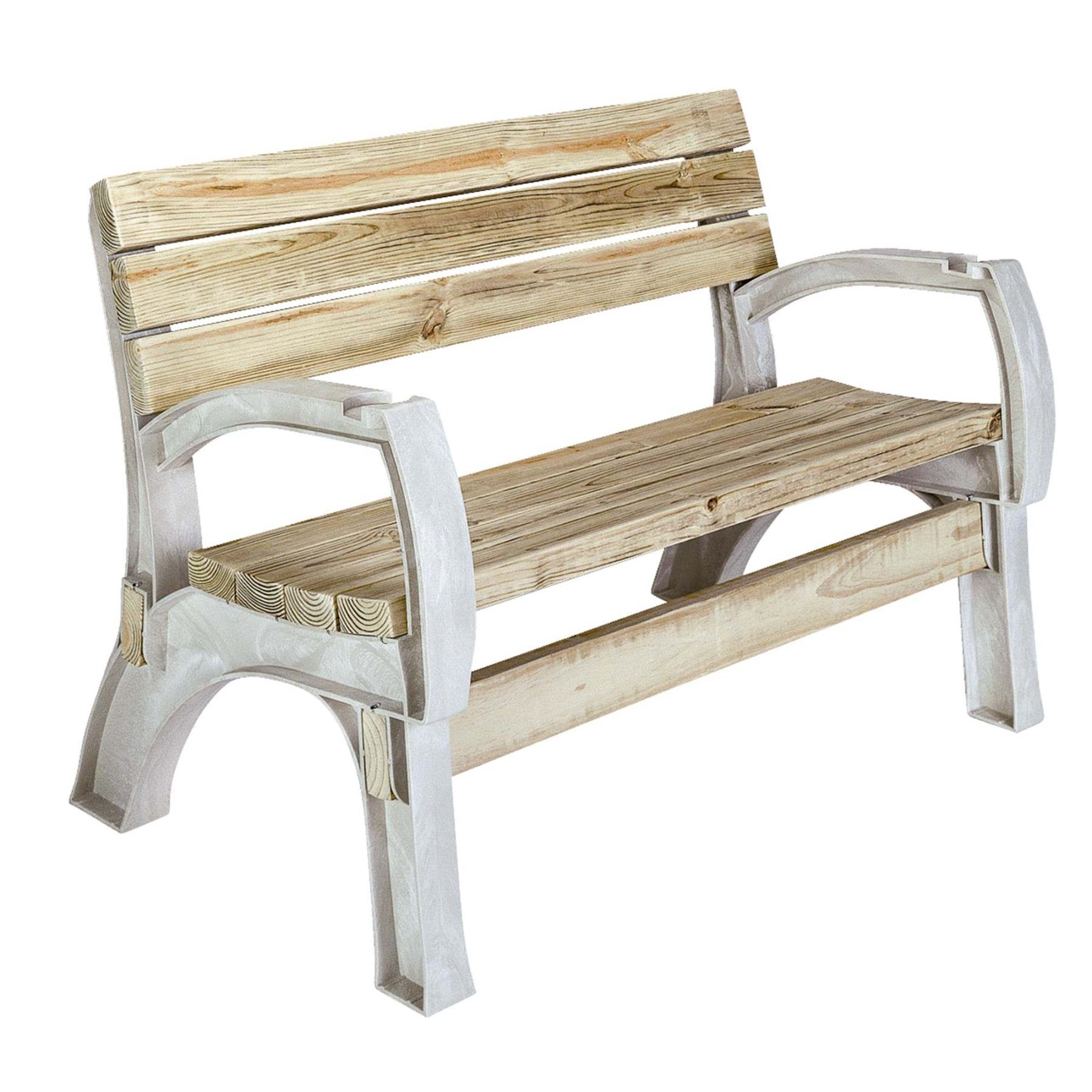 Hopkins 2x4basics Any Size Chair Bench Ends Kit, Structural Resin Supports (Lumber Not Included)