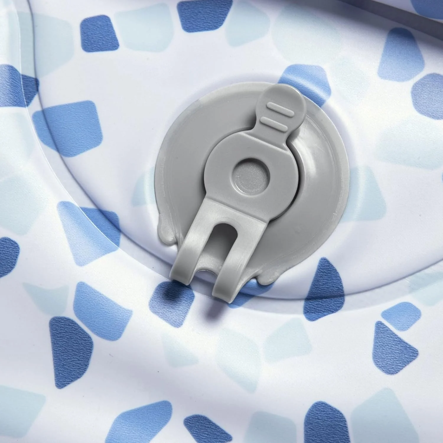 Large Round 2 to 4 Person Inflatable Hot Tub Portable Outdoor Spa with 120 AirJets and EnergySense Cover, Grey