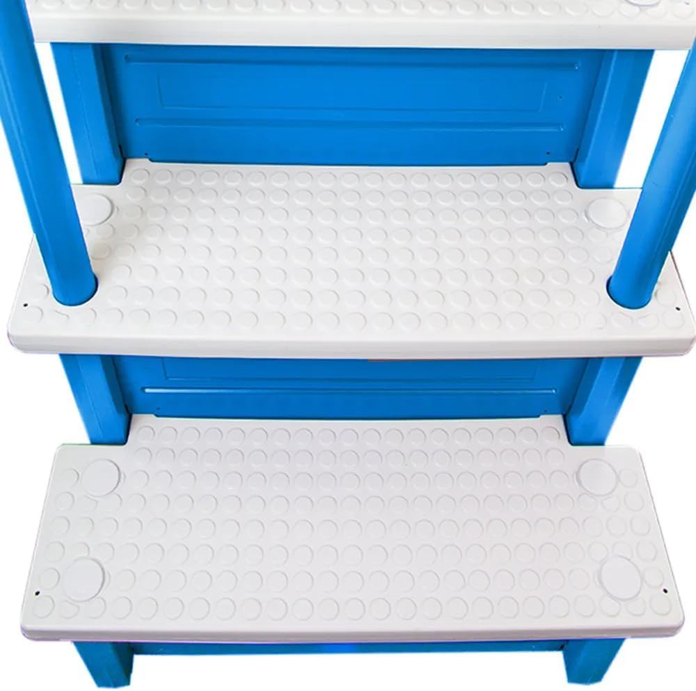Select Anti-Slip in-Pool Steps | Gray | for Above Ground Swimming Pools | Can Mount to Decks 48