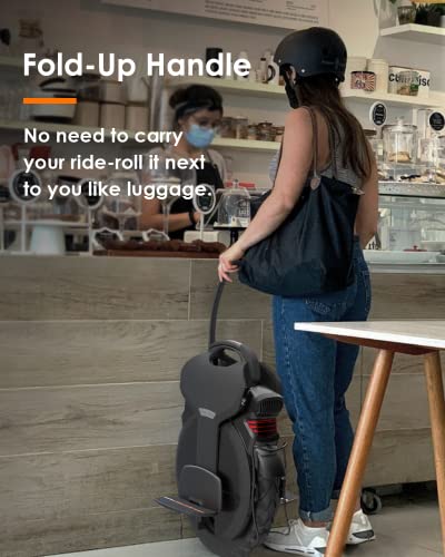 INMOTION V11 Electric Unicycle, 18′′ Self-Balancing, 3.35′′ Air Suspension, 1500Wh Battery, 34 MPH, 75-Mile Range