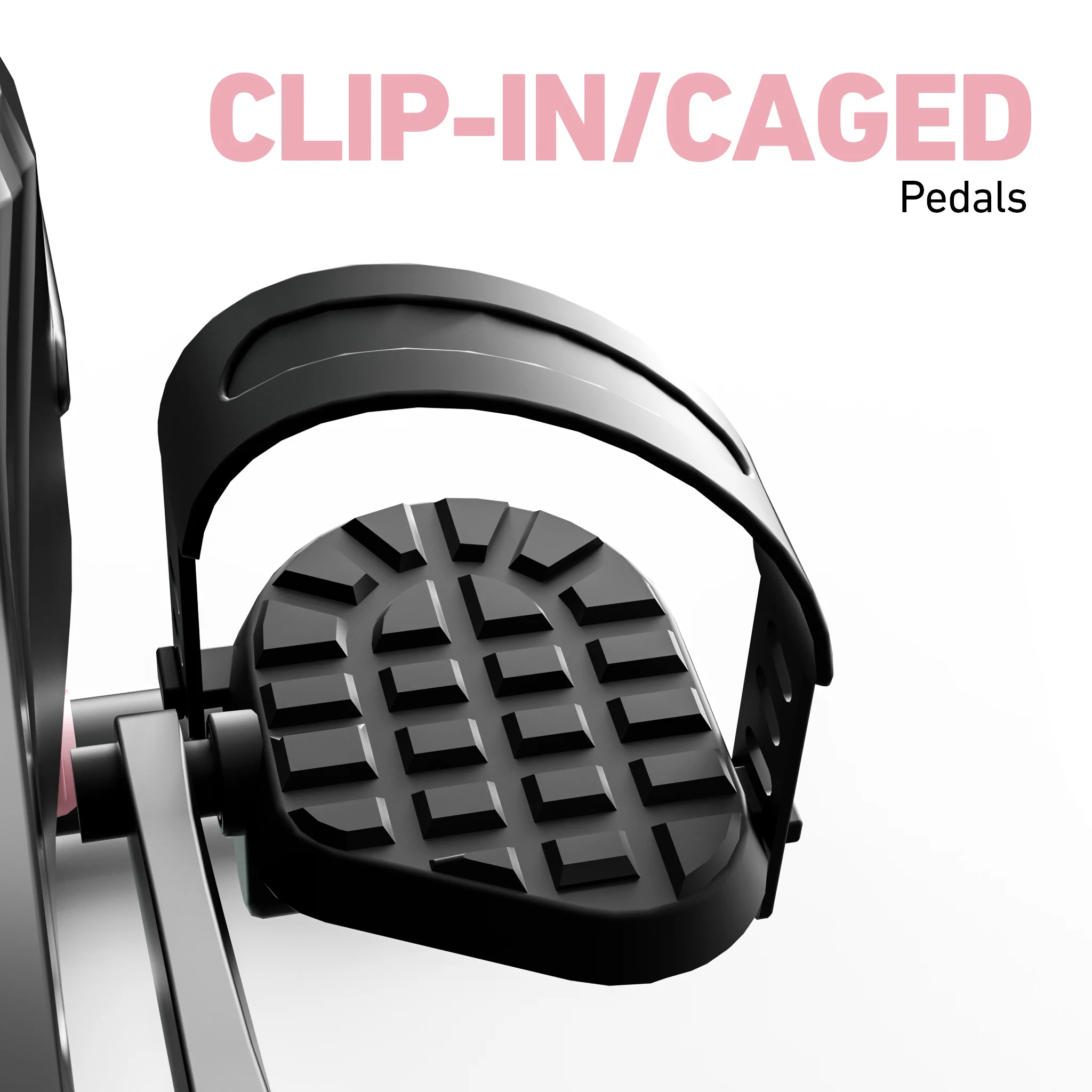 DeerRun S500 Indoor Smart Stationary Cycling Bike with PitPat App, 1-32 Magnetic Resistance-Pink