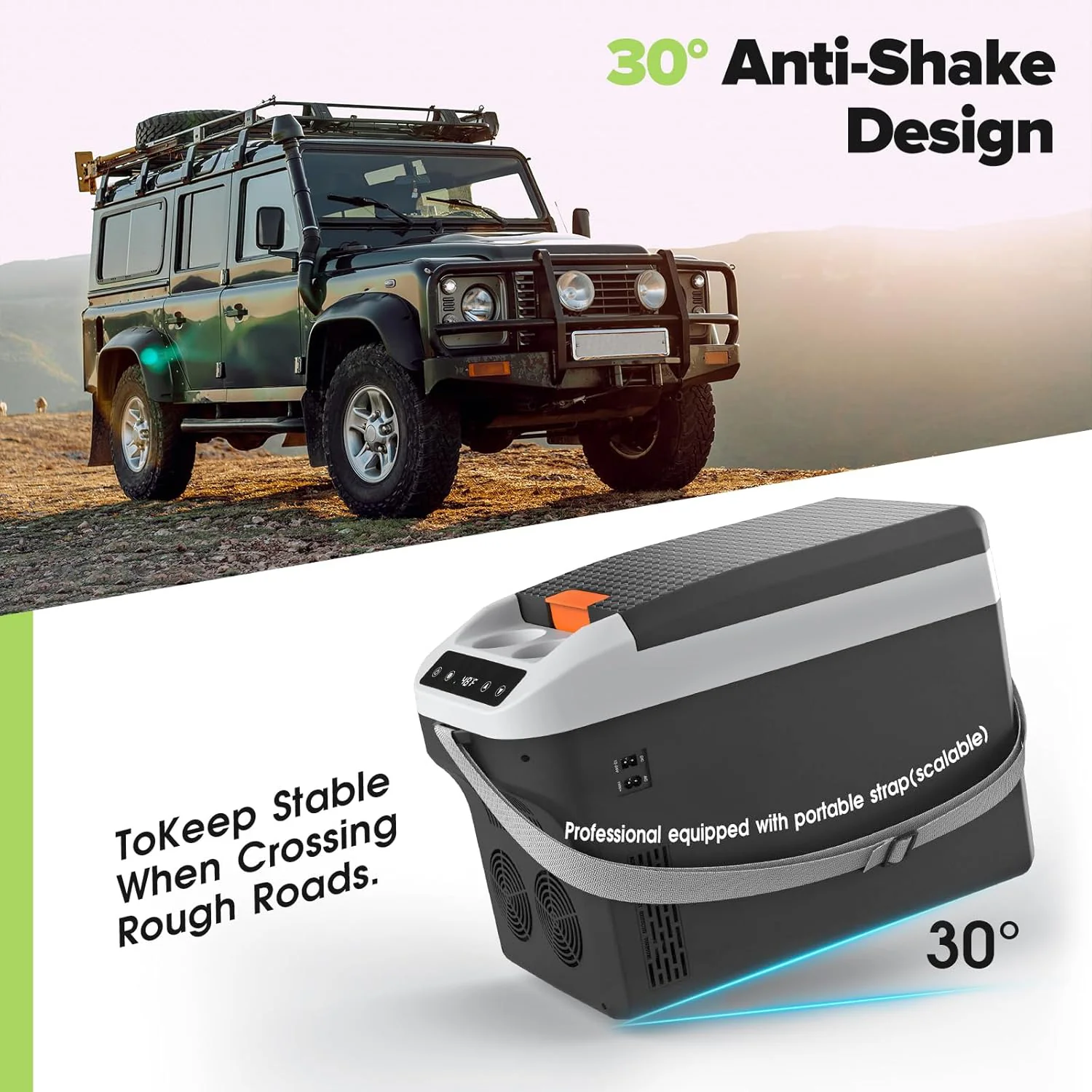 Advwin Portable Car Fridge Camping Cooler