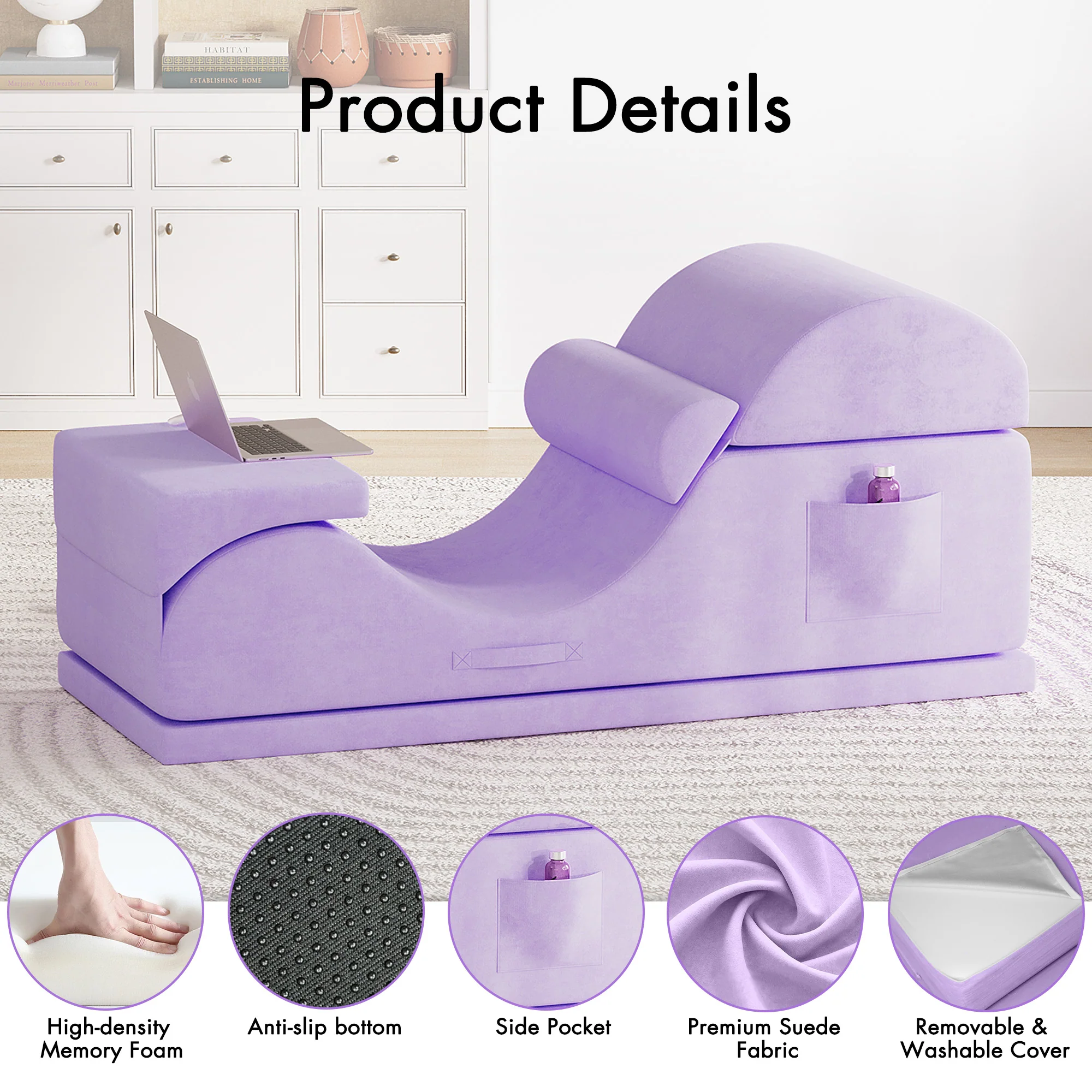 Advwin Convertible Yoga Chair for Adults