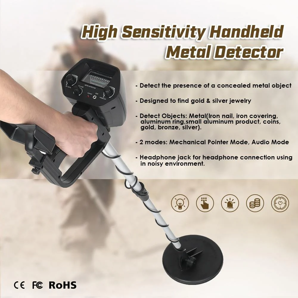 Hunter BD7 Metal Detector | Adjustable Length Portable Detector