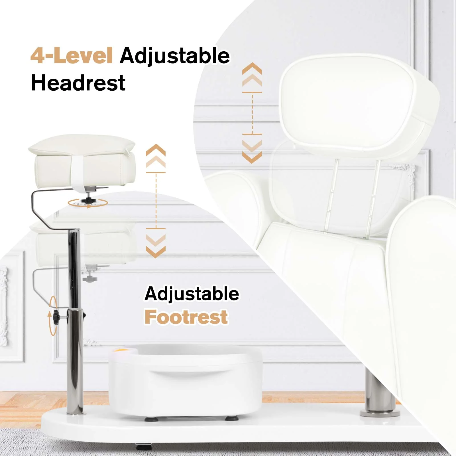 Advwin Pedicure Chair with Adjustable Height