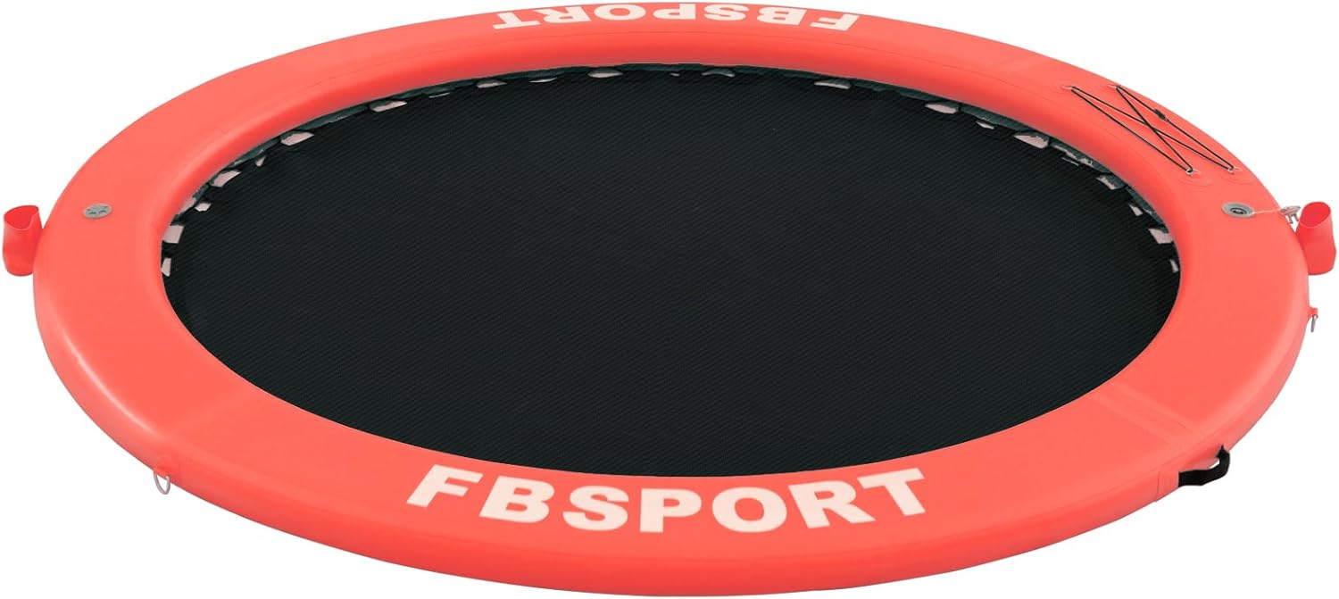 Inflatable Dock Floating Platform, 8ft Inflatable Water Hammock Floating Deck for Lake W/Cupholder, Round Floating Ring Float Ring, Pool Float Raft Lounger Island Platform Pad