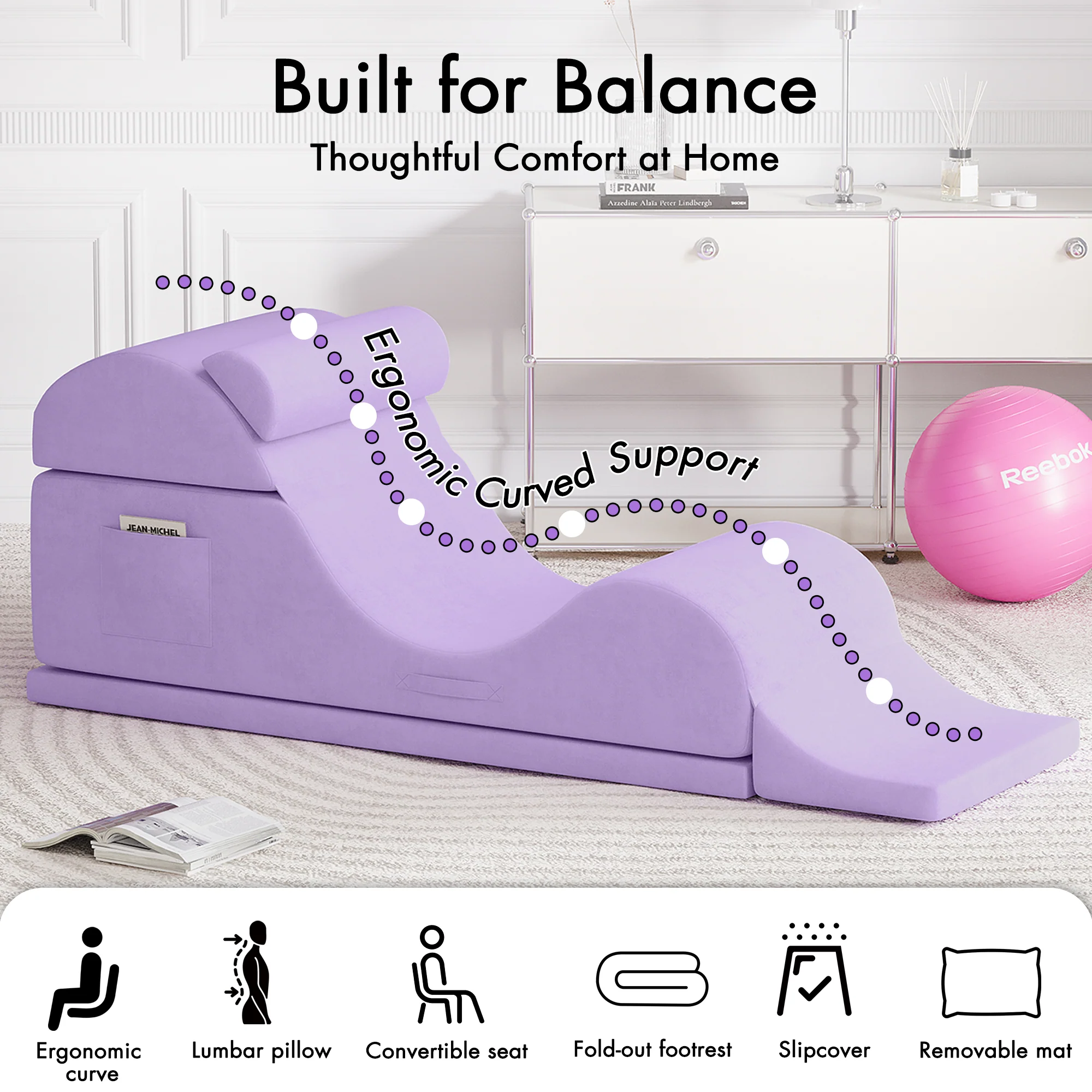 Advwin Convertible Yoga Chair for Adults