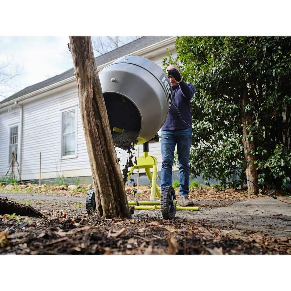 2025 RYOBI 5.0 cu. ft. Portable Concrete Mixer RMX001