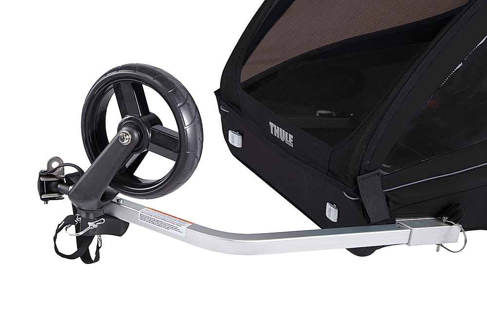 Thule – Coaster XT 2-Seat Bicycle Trailer and Stroller – Black