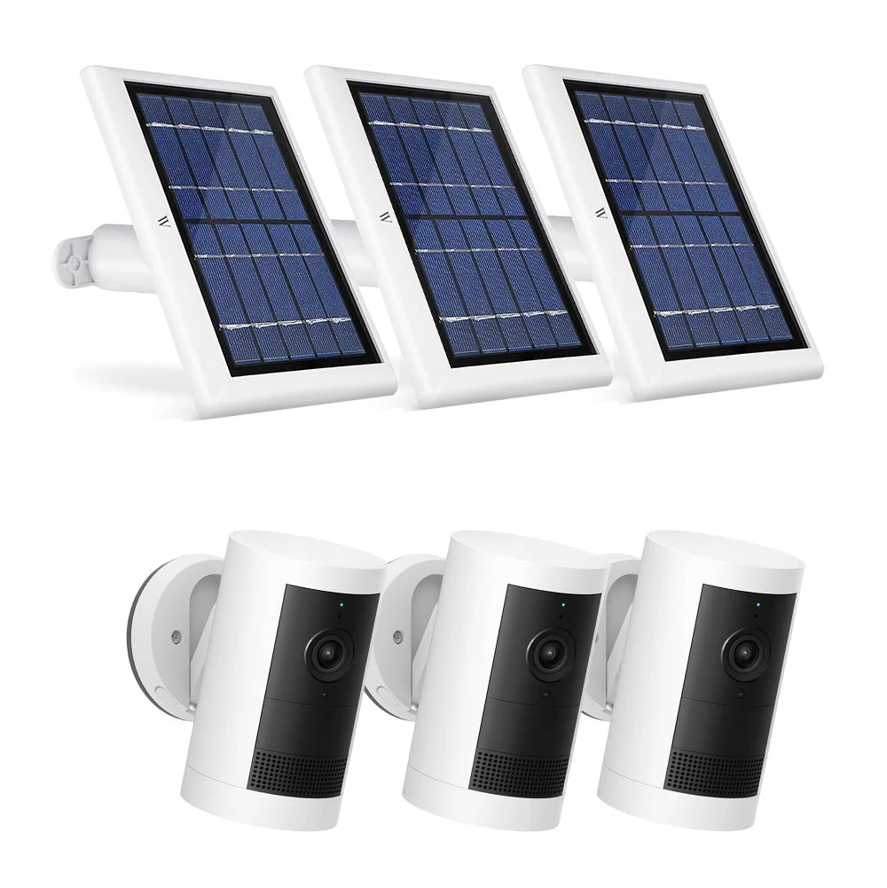 Ring Outdoor Cam Plus Battery+ Wasserstein Solar Panel Bundle