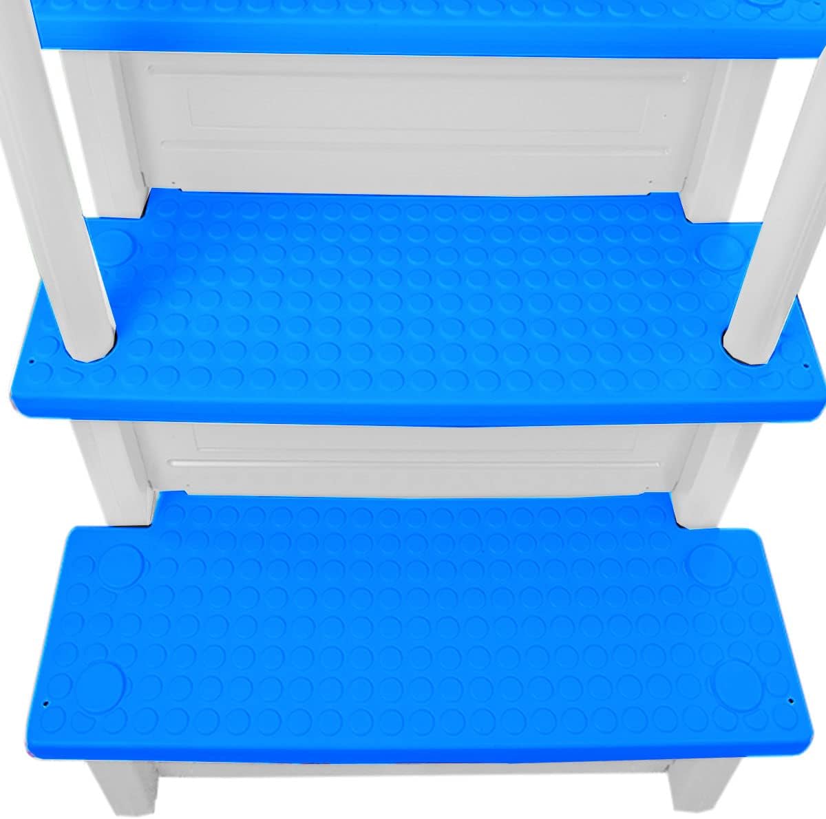 Select Anti-Slip in-Pool Steps | Gray | for Above Ground Swimming Pools | Can Mount to Decks 48