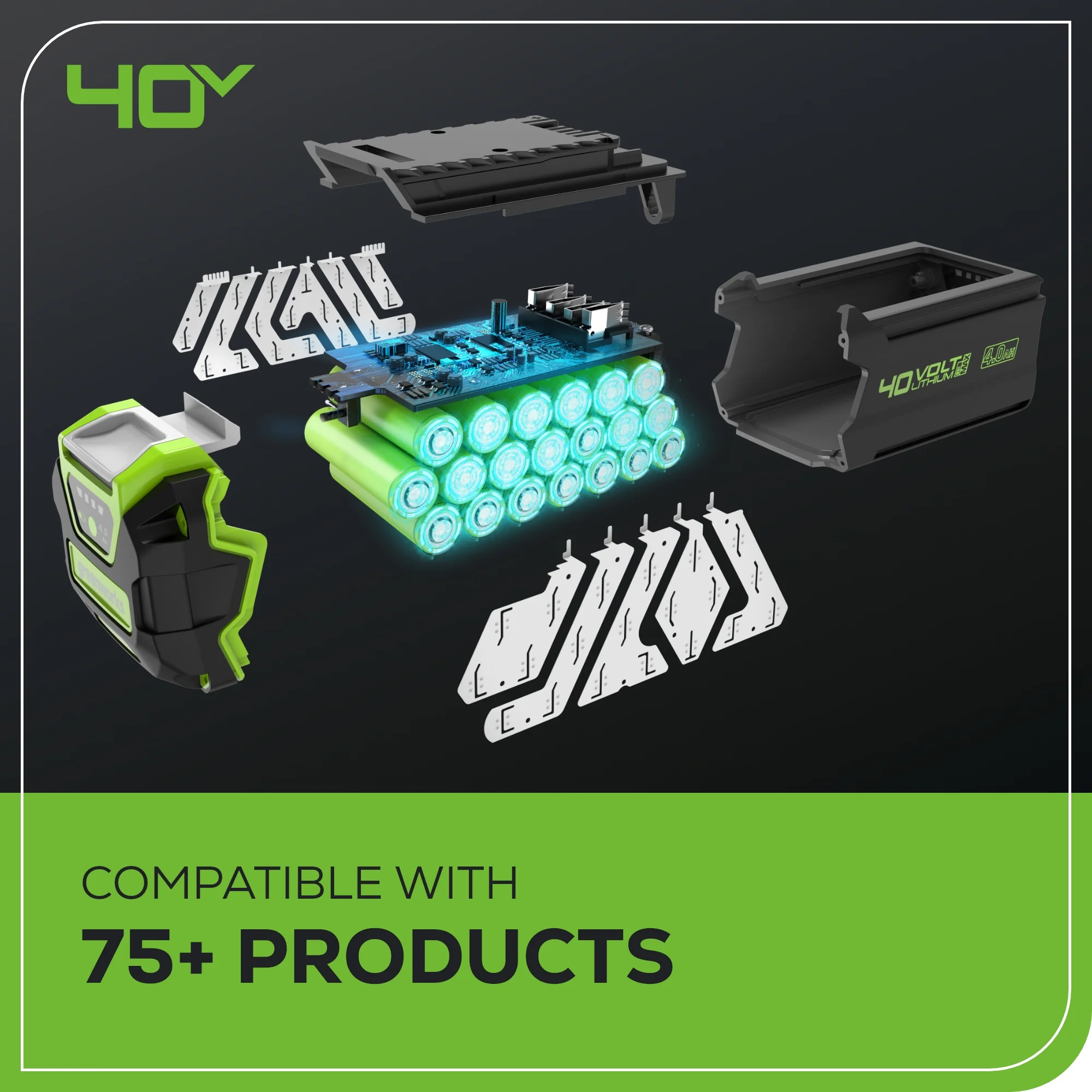 2025 40V 3-Gallon Cordless Battery Wet/Dry Shop Vacuum w/ 2.0Ah Battery & Charger