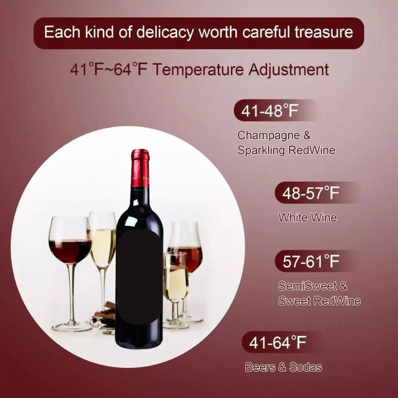 34-Bottle Wine Fridge with LED Display