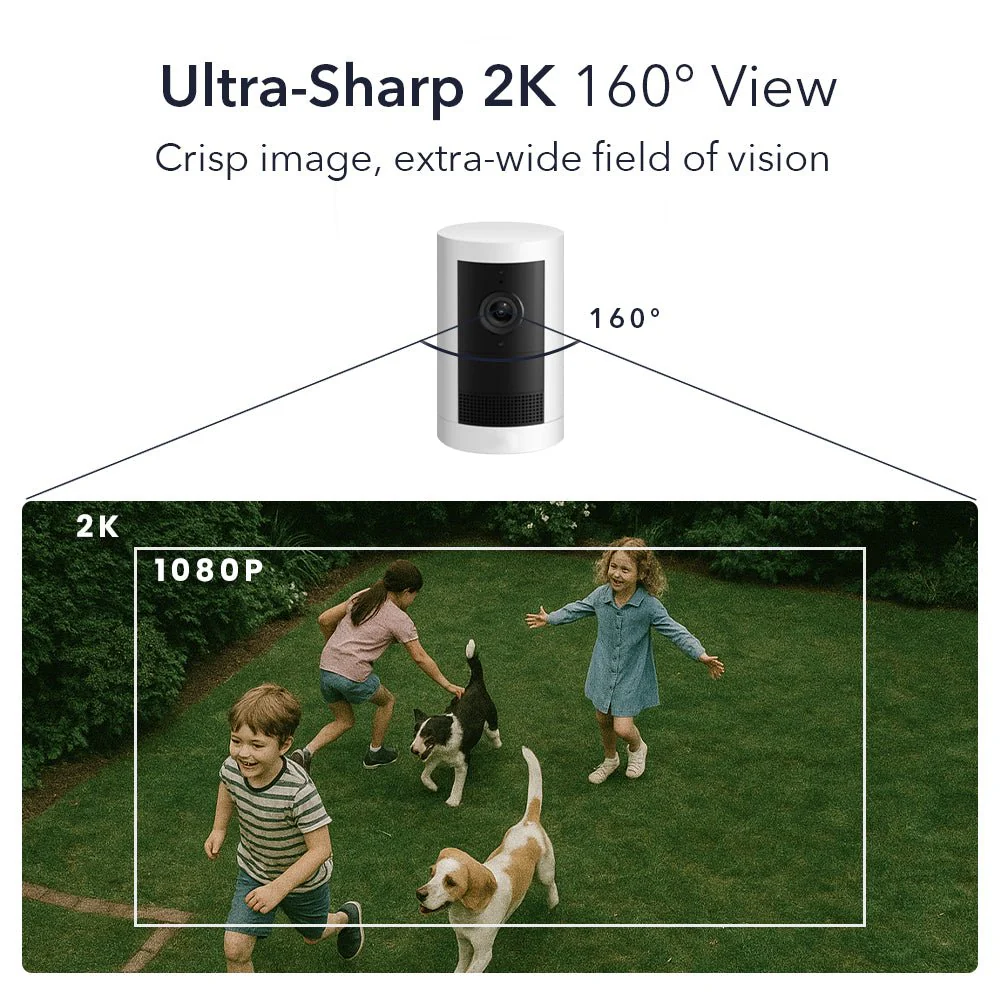 Ring Outdoor Cam Plus Battery+ Wasserstein Solar Panel Bundle