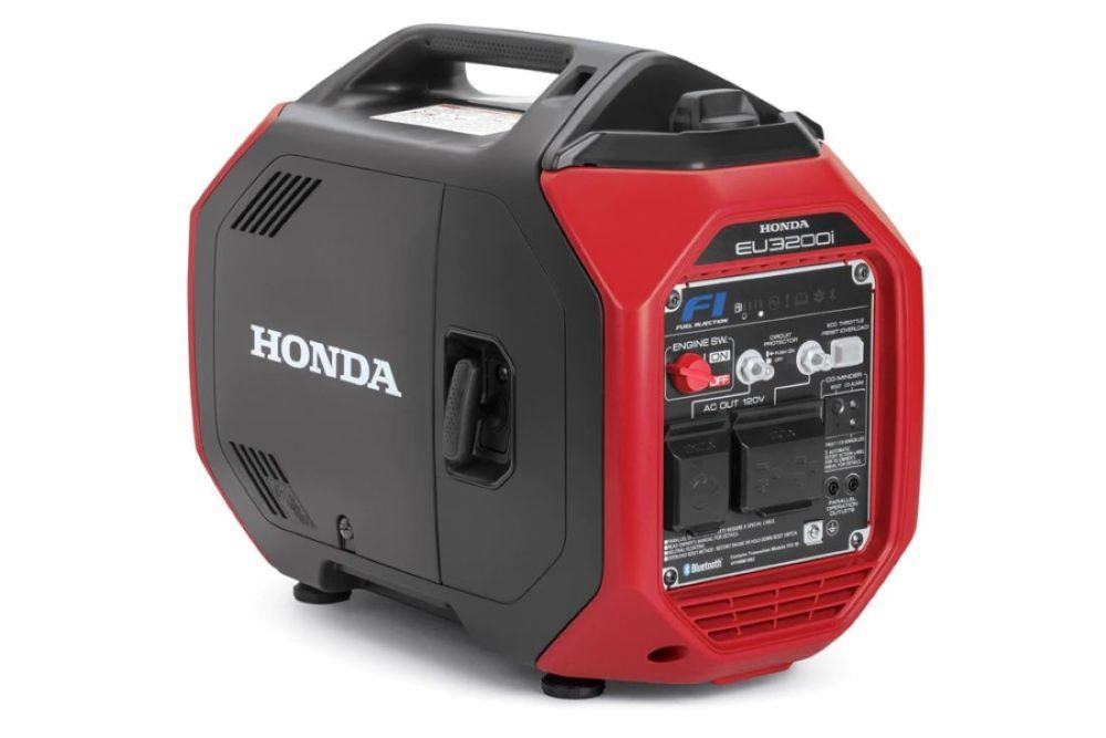 Honda EU3200i Inverter Generator 3200W, Super Quiet, Lightweight, with CO-MINDER