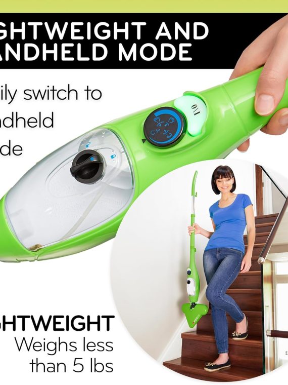 2025 H2O MOP® X5 Steam Mop and Handheld Steam Cleaner For Cleaning Hardwood and Kitchen Tile Floors  Grout Cleaner  Upholstery Cleaner and Carpets