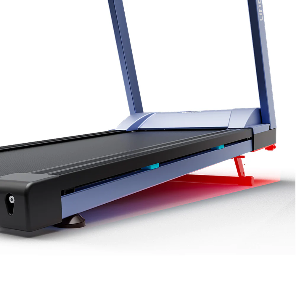 DeerRun A1 Pro Move+  6% Incline Foldable Treadmill——2025 Upgraded Chip & NFC Support | 350Lbs, 10mph Blue