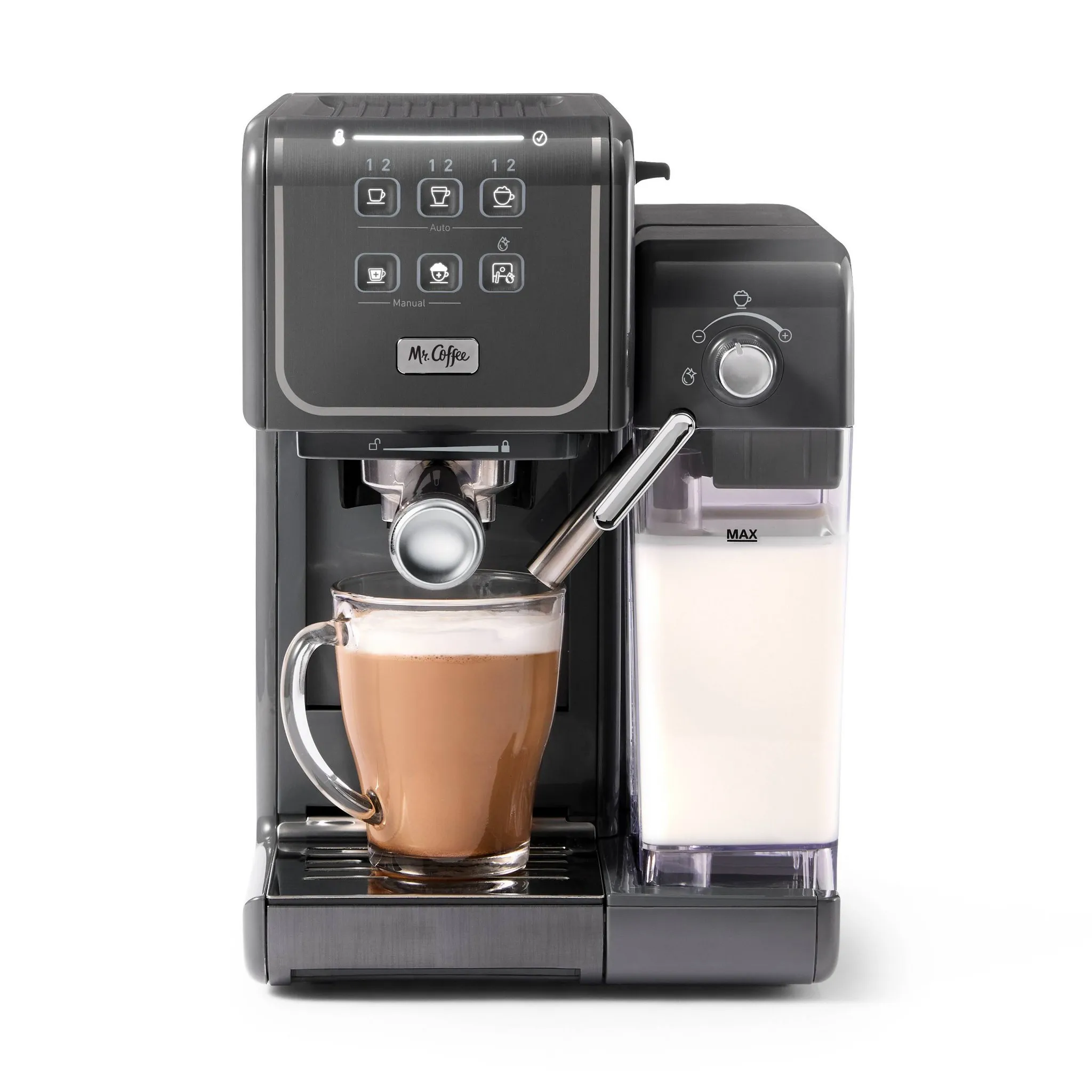 One-Touch Coffeehouse Espresso Cappuccino & Latte Maker Black