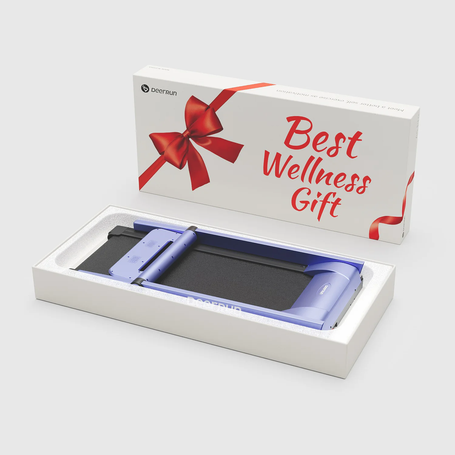 DeerRun A1 Pro Move+  6% Incline Foldable Treadmill——2025 Upgraded Chip & NFC Support | 350Lbs, 10mph Blue