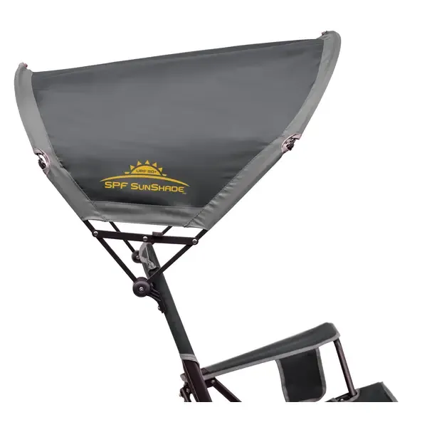 GCI Outdoor SunShade Rocker Chair with SPF Protection and Phone Pocket