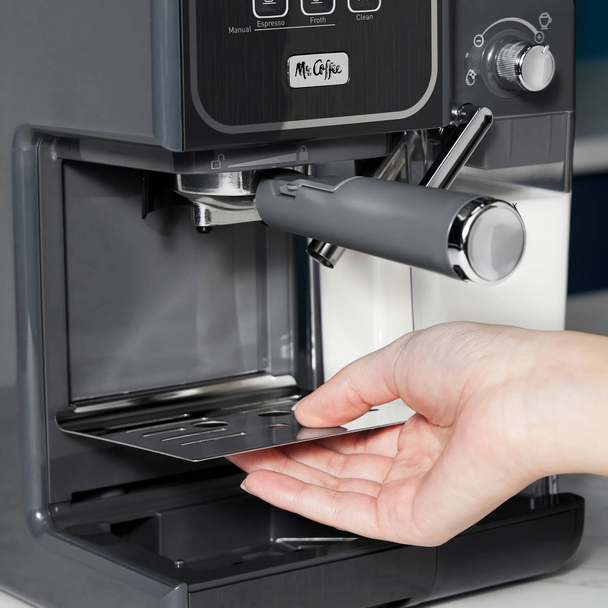 One-Touch Coffeehouse Espresso Cappuccino & Latte Maker Black