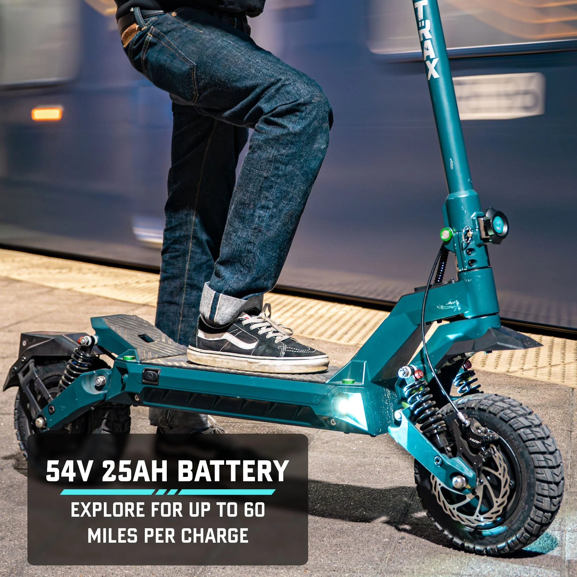2025 Gotrax GX3 Off Road Electric Scooter – Powerful Dual Motor, 40 MPH Top Speed, All-Terrain Tires