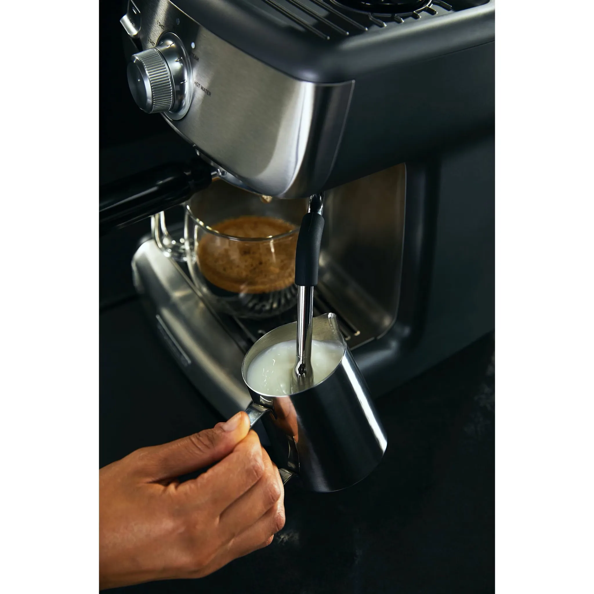 PrecisionHeat Espresso Machine: Stainless Steel