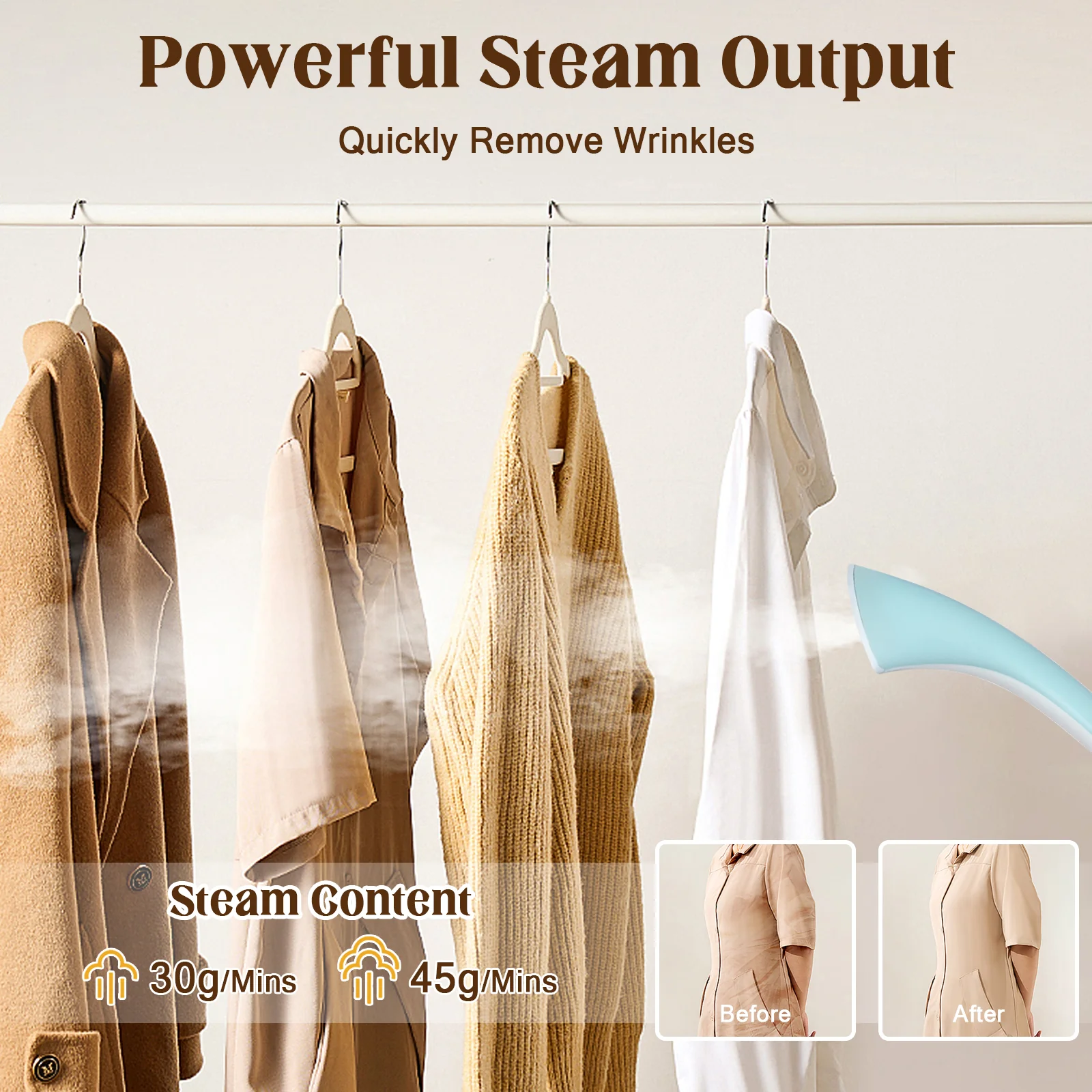 Advwin Garment Steamer 10 Steam Levels