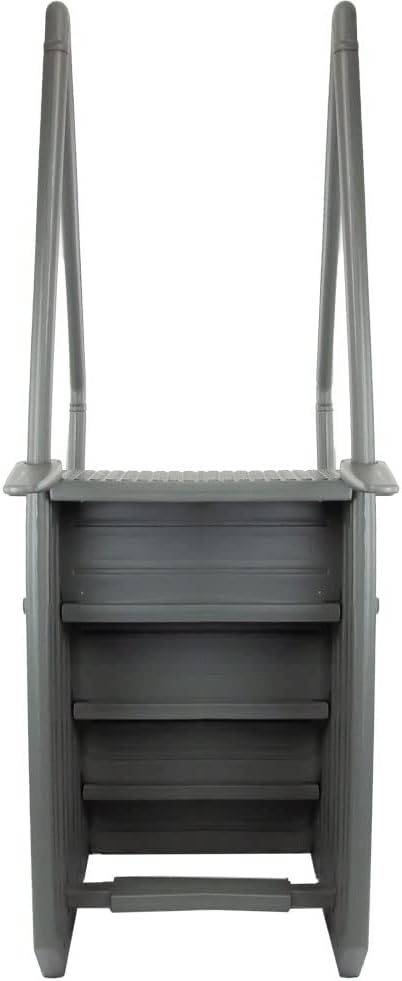 Select Anti-Slip in-Pool Steps | Gray | for Above Ground Swimming Pools | Can Mount to Decks 48