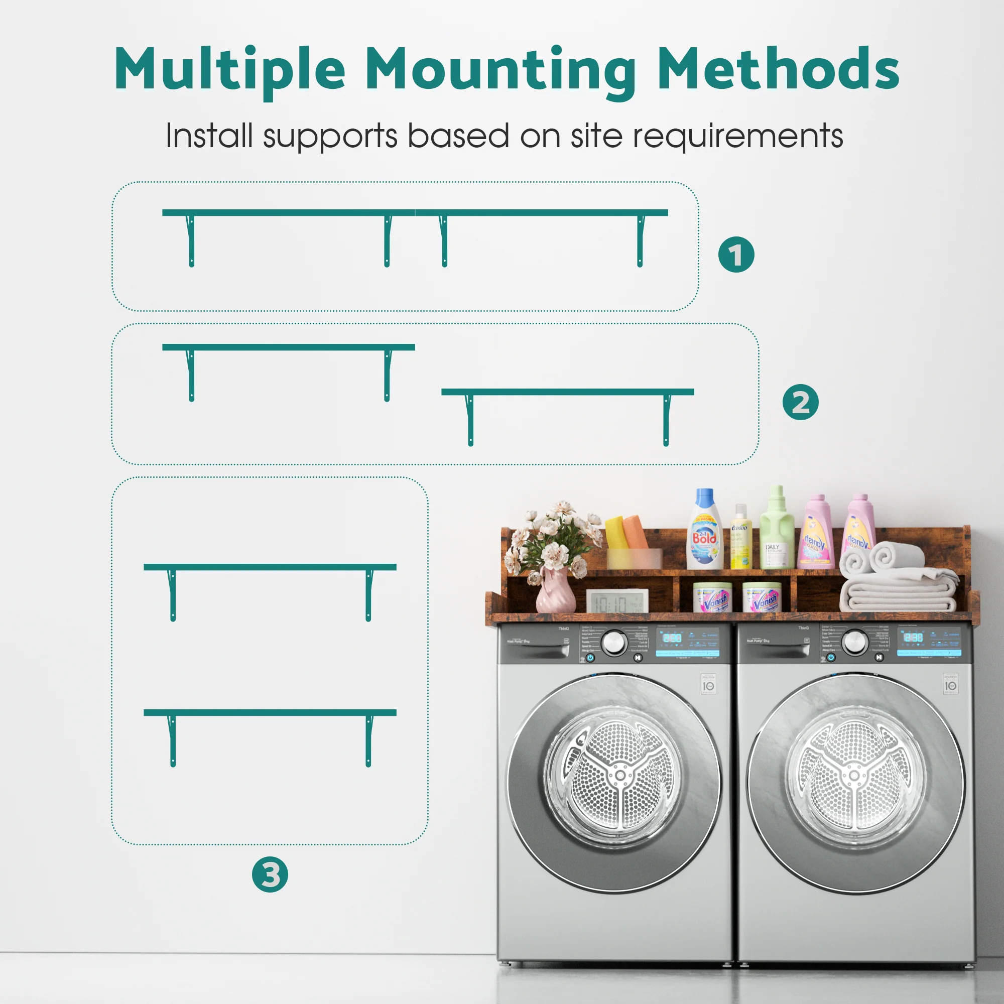 Advwin Washer Dryer Countertop 54