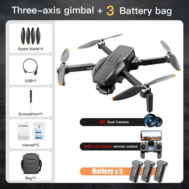 S135 Drone - 8K HD ESC Dual Camera GPS 5G 28 Minutes 3-Axis Gimbal Brushless Motor Professional Camera Drone