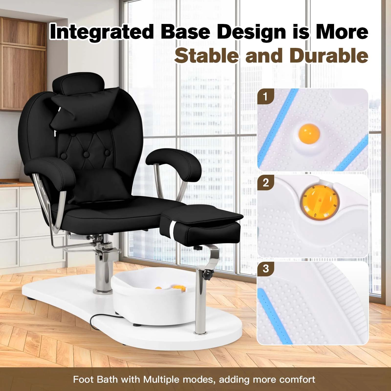 Advwin Pedicure Chair with Adjustable Height