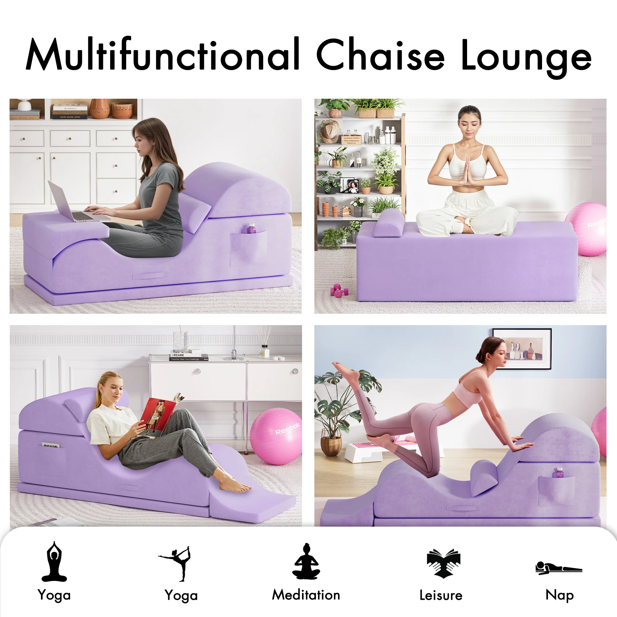 Advwin Convertible Yoga Chair for Adults