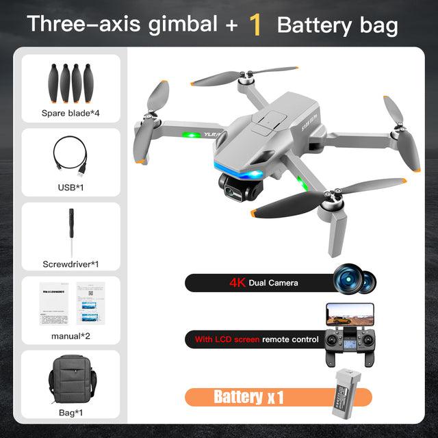 S135 Drone - 8K HD ESC Dual Camera GPS 5G 28 Minutes 3-Axis Gimbal Brushless Motor Professional Camera Drone