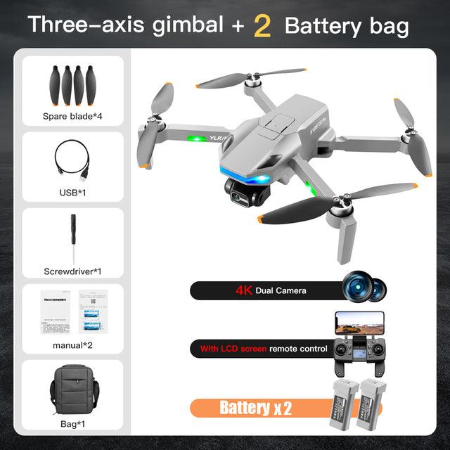 S135 Drone - 8K HD ESC Dual Camera GPS 5G 28 Minutes 3-Axis Gimbal Brushless Motor Professional Camera Drone