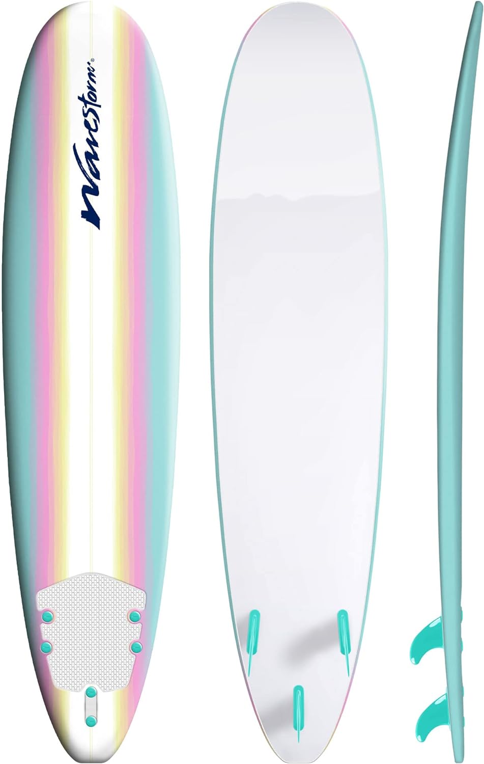 Classic Soft Top Foam 8ft Surfboard