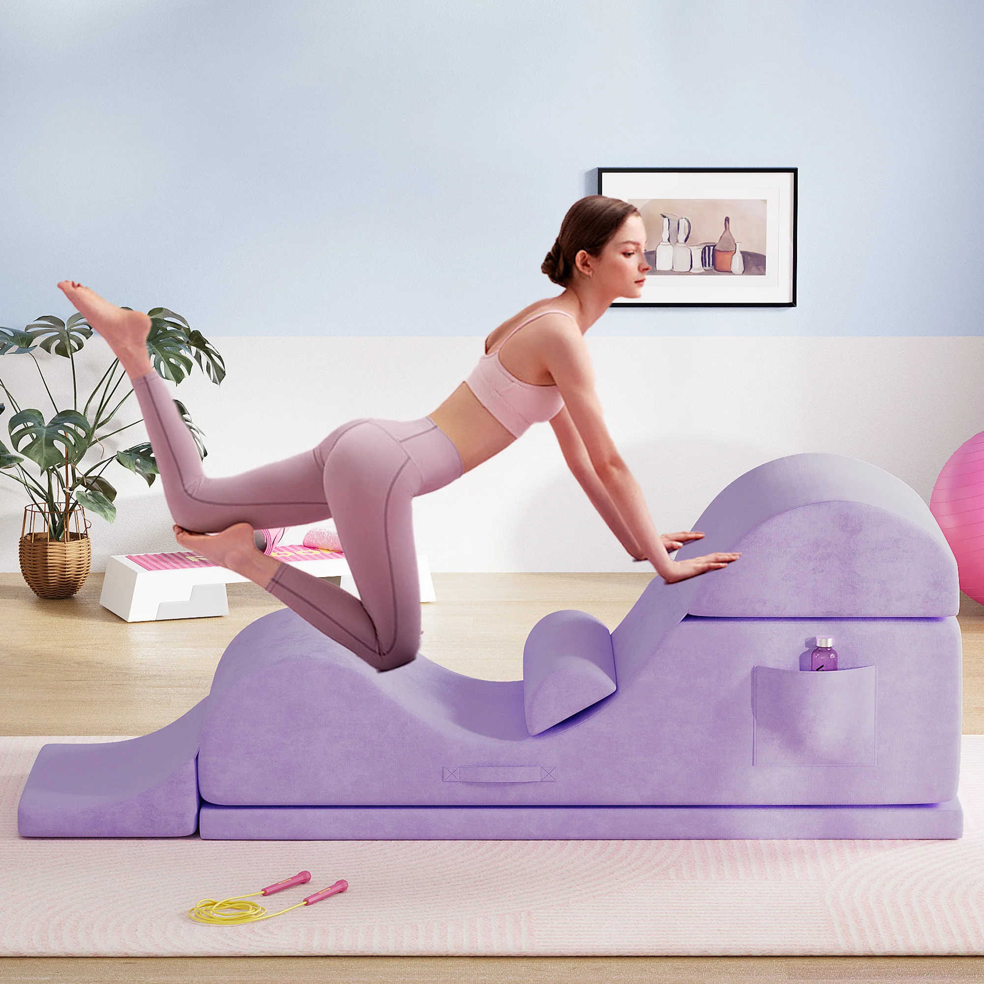 Advwin Convertible Yoga Chair for Adults