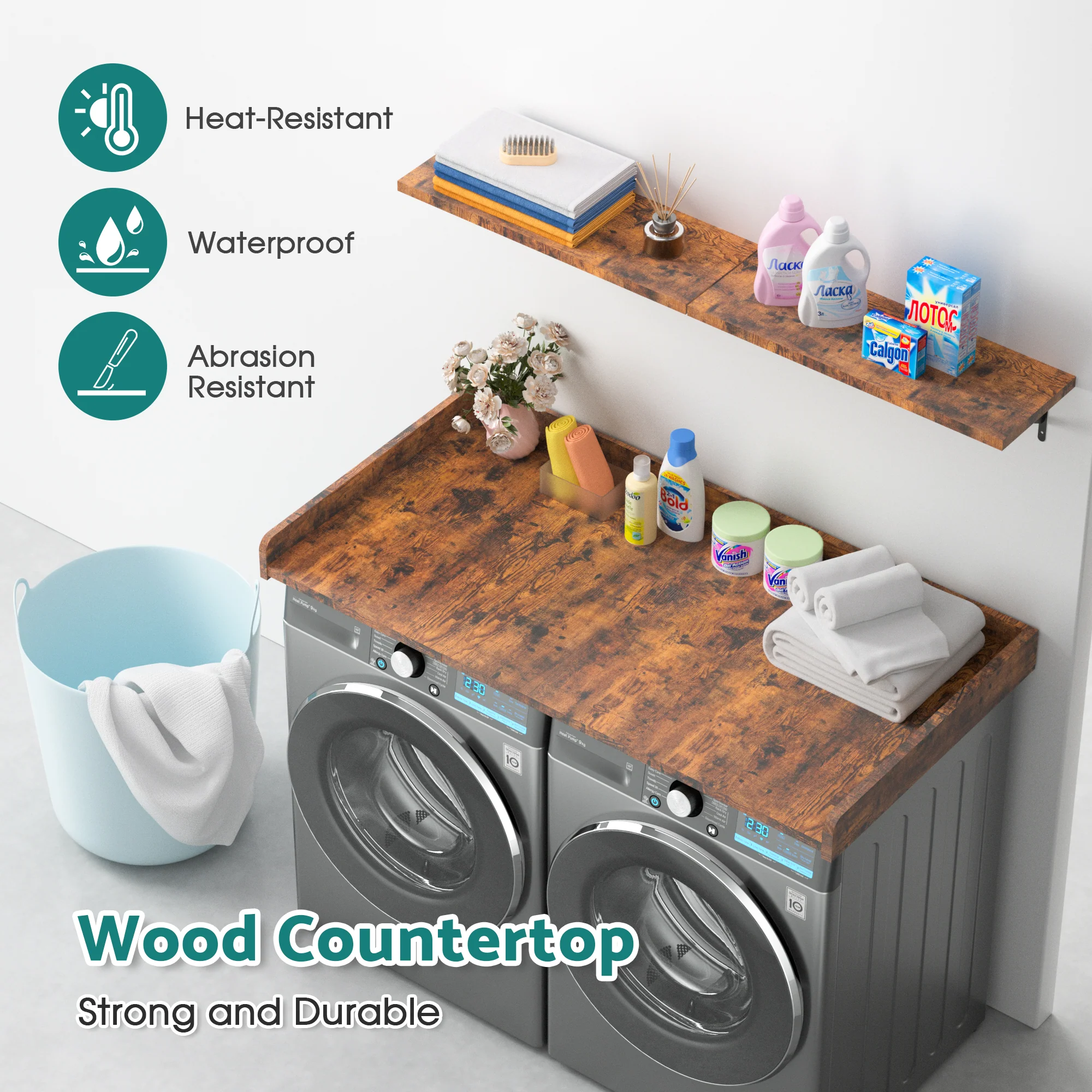 Advwin Washer Dryer Countertop 54