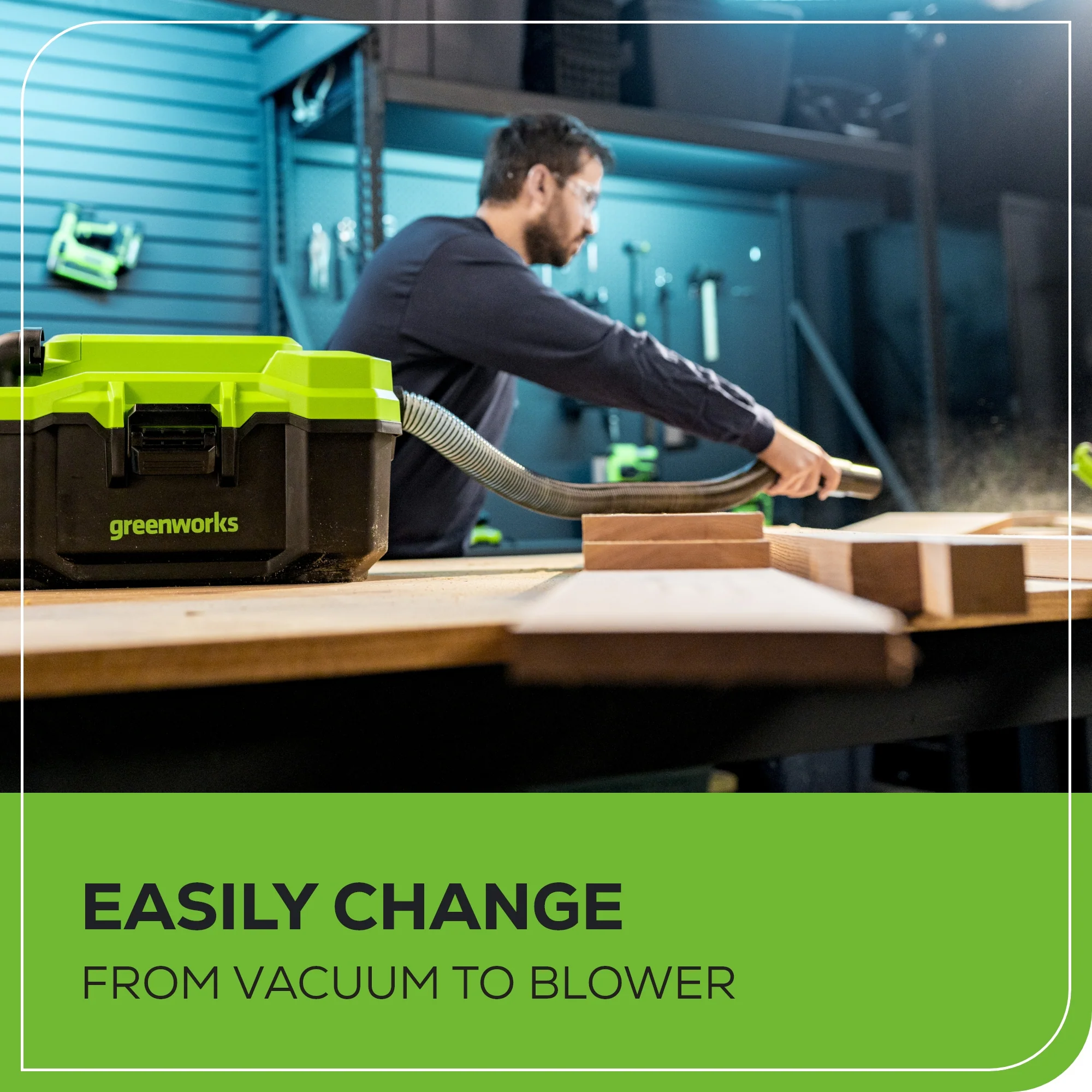 2025 40V 3-Gallon Cordless Battery Wet/Dry Shop Vacuum w/ 2.0Ah Battery & Charger