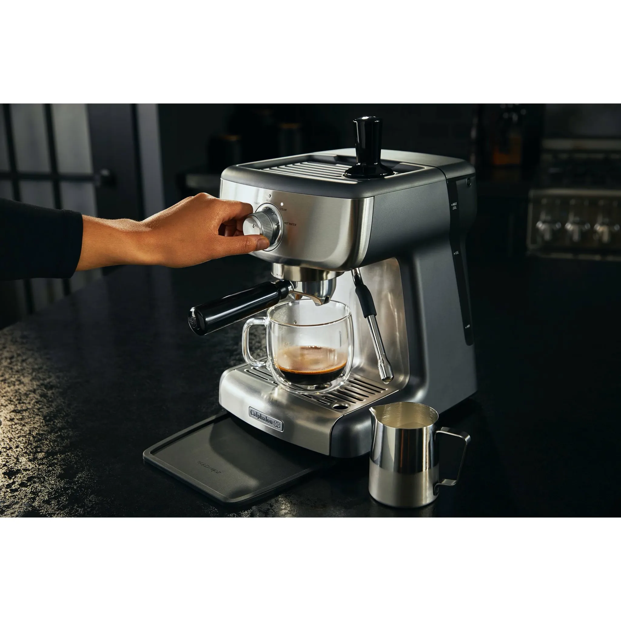 PrecisionHeat Espresso Machine: Stainless Steel